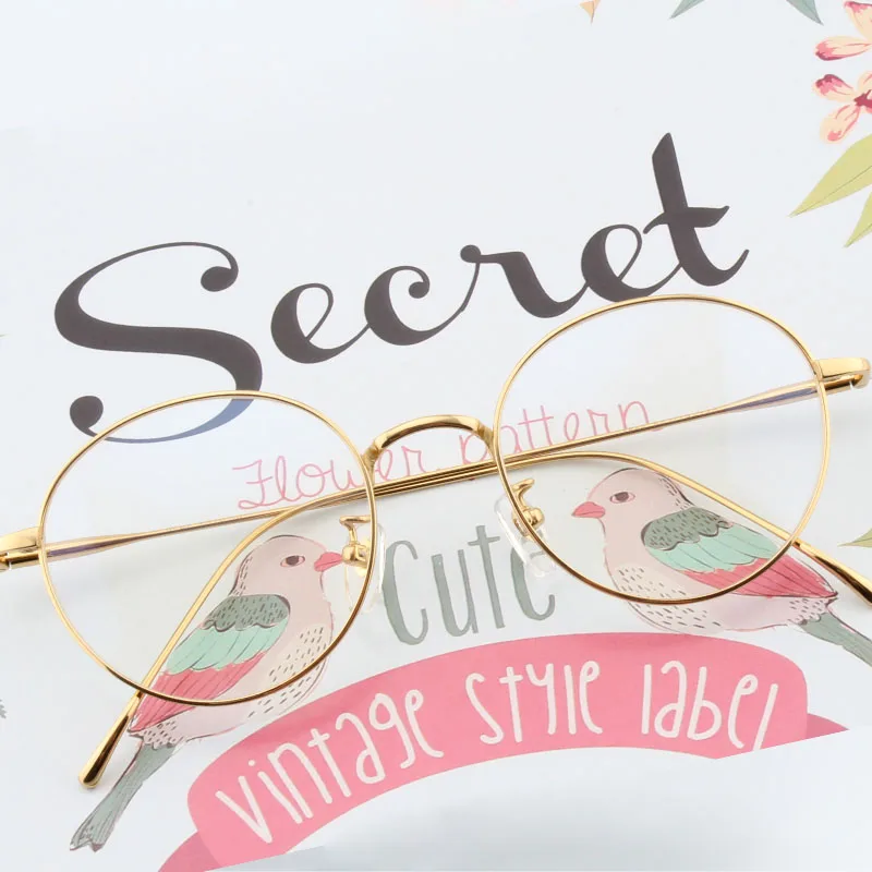 Мужская и женская круглая оправа для очков из чистого титана коррекции