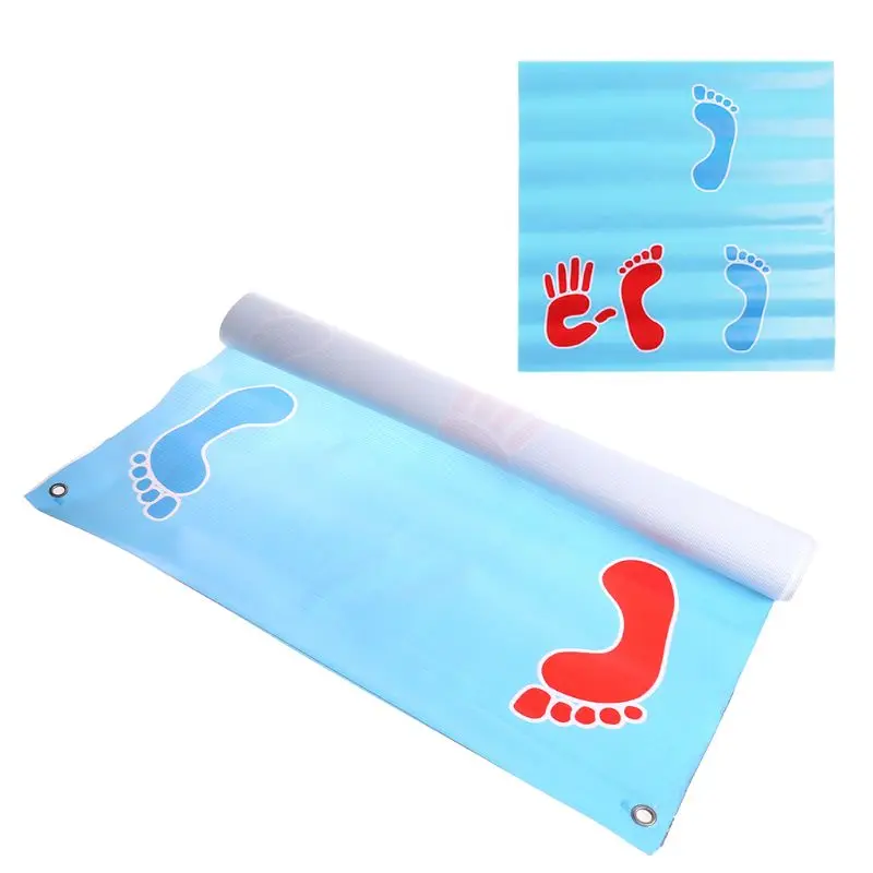 

D7WF Hands and Feet Game Pad Team Expand Props Outdoor Training Group Building Fun Game Pads Children Kids Games Toy Mat