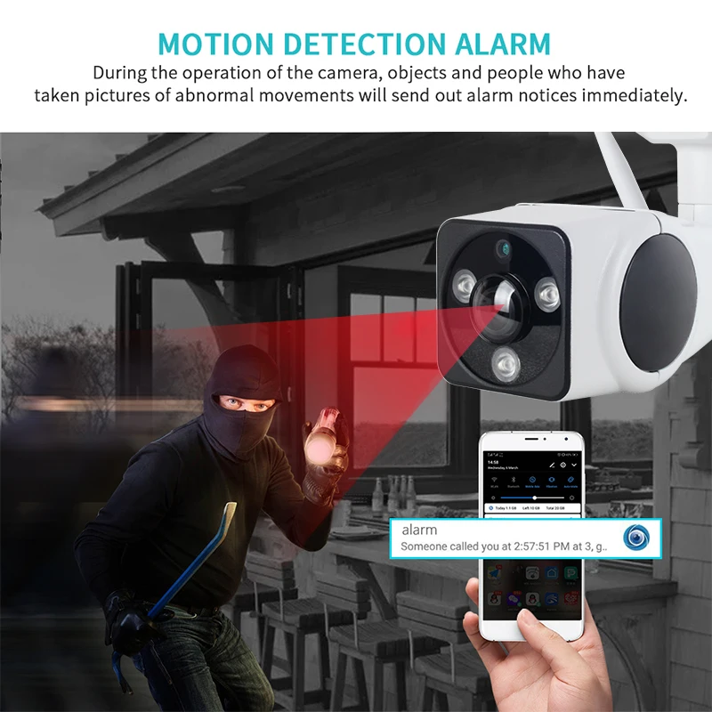 Full HD 1080P безопасности Пуля IP камера беспроводной открытый WiFi водонепроницаемый CCTV V380 Pro IP камера 2MP с микрофоном динамик