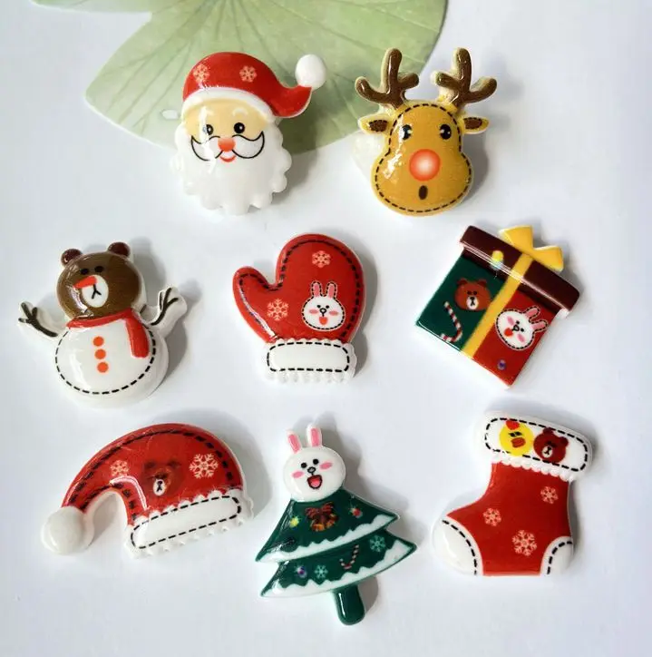 Новый Рождественский набор для домашнего декора 10 шт./лот изготовления украшений