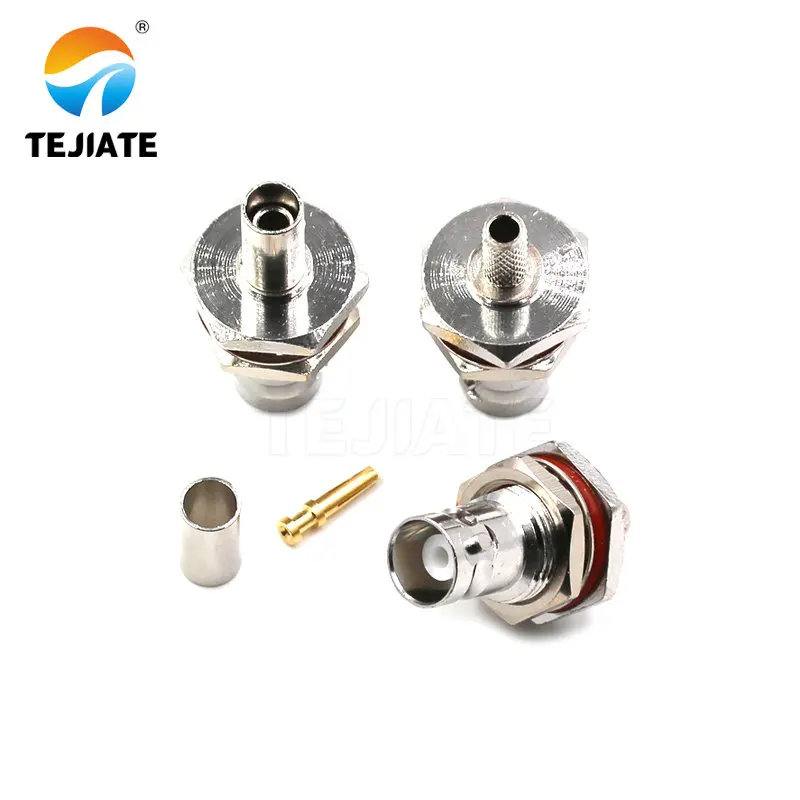 1PCS BNC-KY-1.5/3 Big Six Corners Female Header RF Coaxial Connector 50 Ohm Suitable For RG58/142/316 No Wire | Электронные