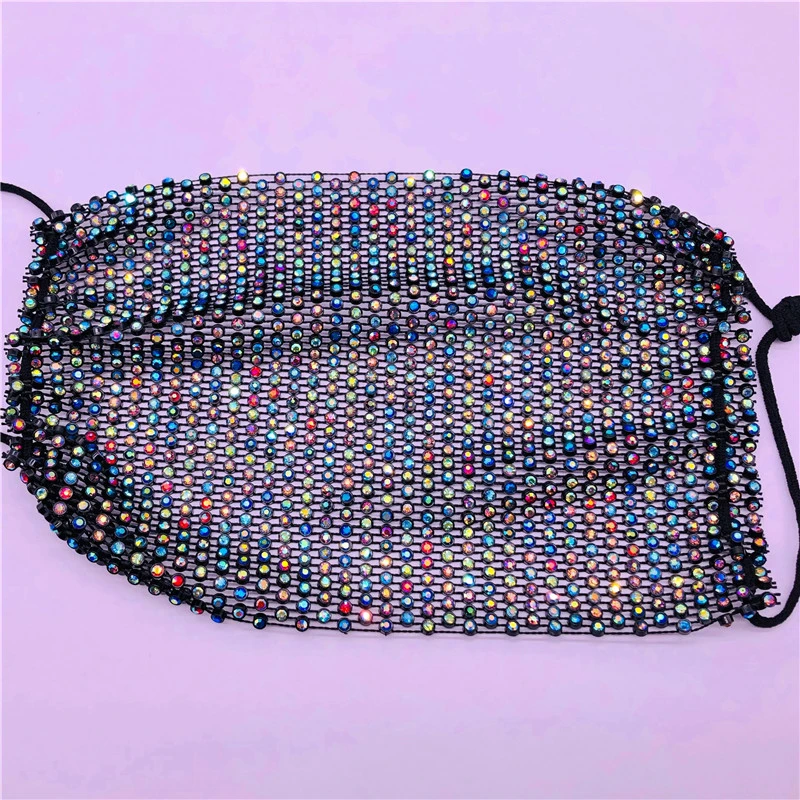 3 шт. блестящие стразы маски для лица Детские Кристальные украшения маска женщин