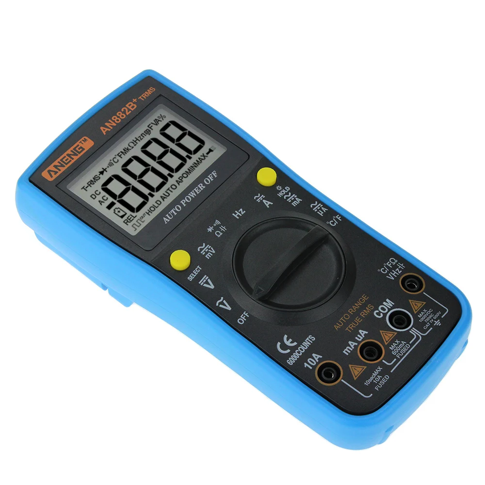 Инструмент ANENG AN882B + тип RMS цифровой мультиметр Авто NCV AC DC авто LCR вольтметр