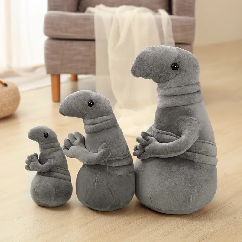 

20cm-55cm Plush Toy Alien Statue Cute Plush Toy Dark Gray Plush Stuffed Doll Toy