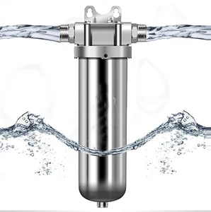 Фильтр предварительного фильтра, медицинская нержавеющая сталь марки 316, объем 8000 лч, 40 микрон, с обратной промывкой для защиты устройства подачи воды