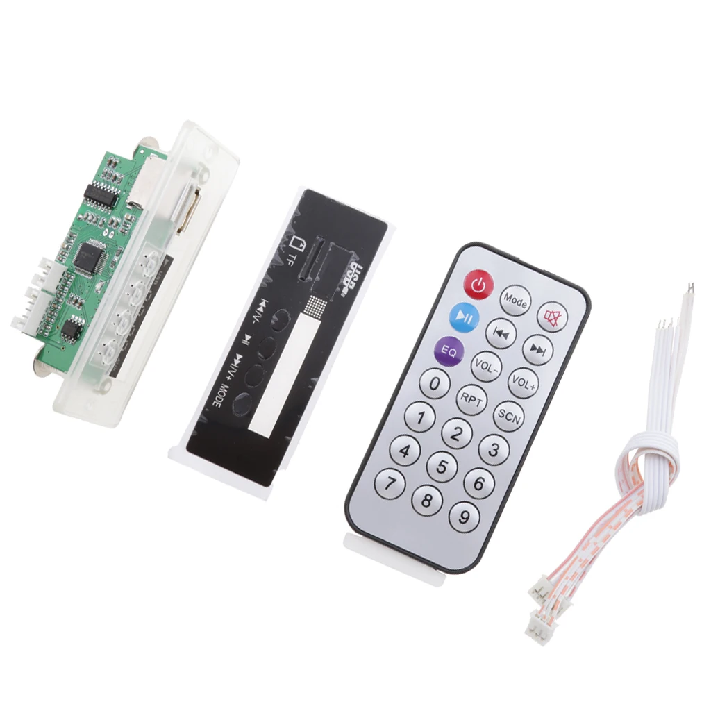 Автомобильный DC12V MP3 декодер пластина аудио модуль USB TF радио с цифровым