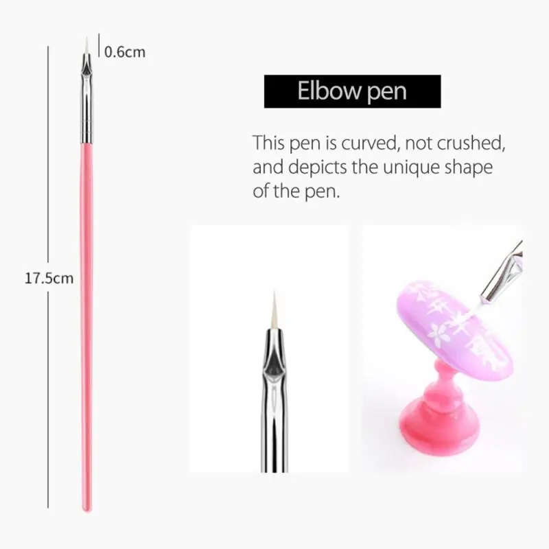 15Pcs/Set Nail Brush For Manicure Gel Polish Painting Drawing Tool Set Multifunctional | Красота и здоровье