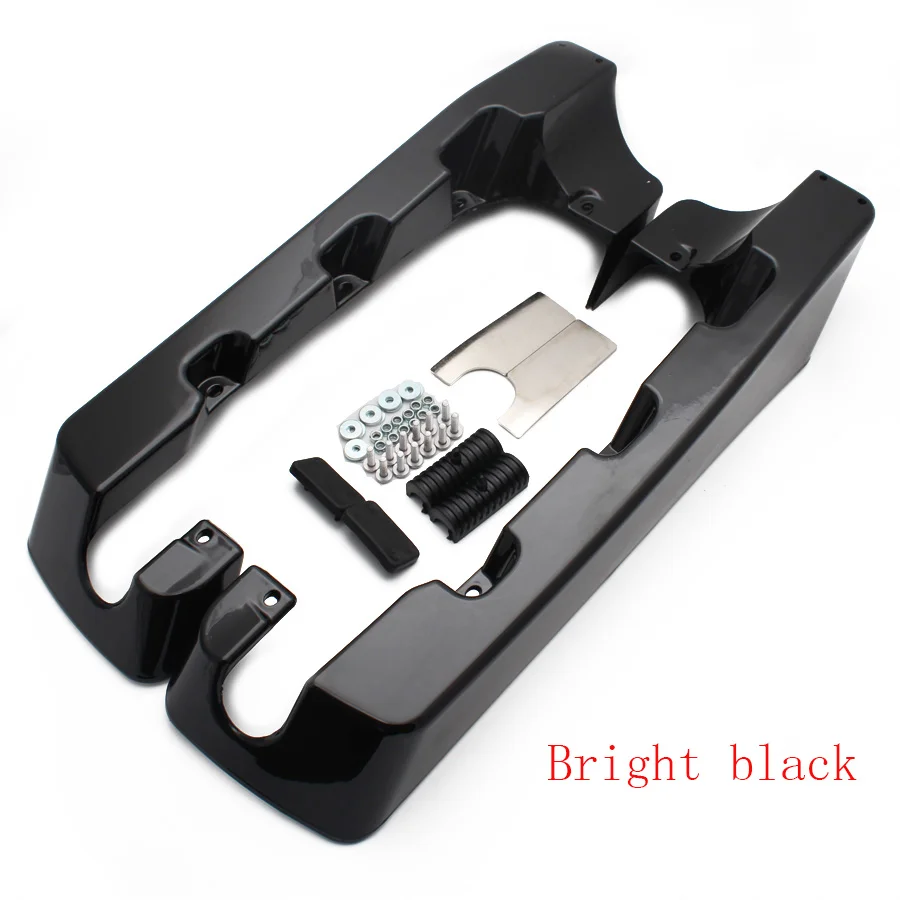 Мотоциклетная жесткая растягивающаяся седельная сумка 4 дюйма черная подходит