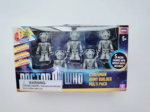Доктор Кто Cyberman армии строитель пакет 5 шт. мини коллекция фигурок Новый | Игрушки