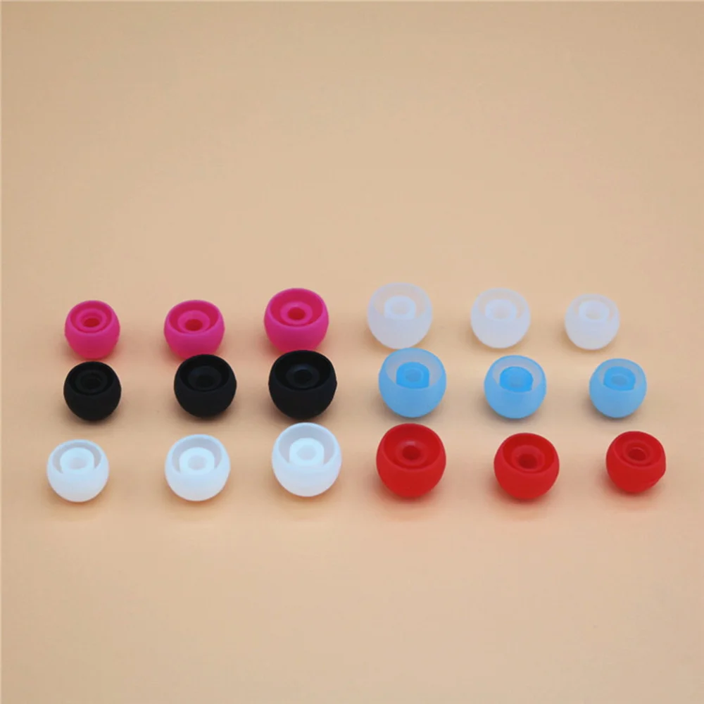 

5 Pairs 3.8mm Silicone Bullet Earbuds Eartips Earplugs Cushion Replacement Ear Covers Tips Buds for In-ear Earphone (Transparent