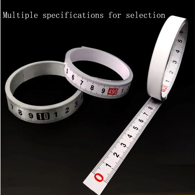 

Free ShippingStainless Steelself-adhesive Rulertape Measureflat Ruler with Rubbermetal Ring Ruler,stainlesssteelcolorstickyscale