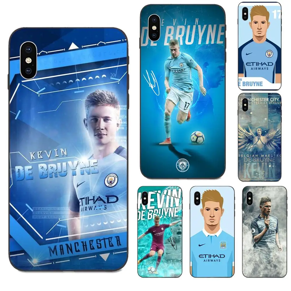 Черный мягкий чехол для huawei nova 2 2S 3i 4 4e 5i Y3 Y5 II Y6 Y7 Y9 Lite Plus Prime Pro футболист Кевин Де Брюйн