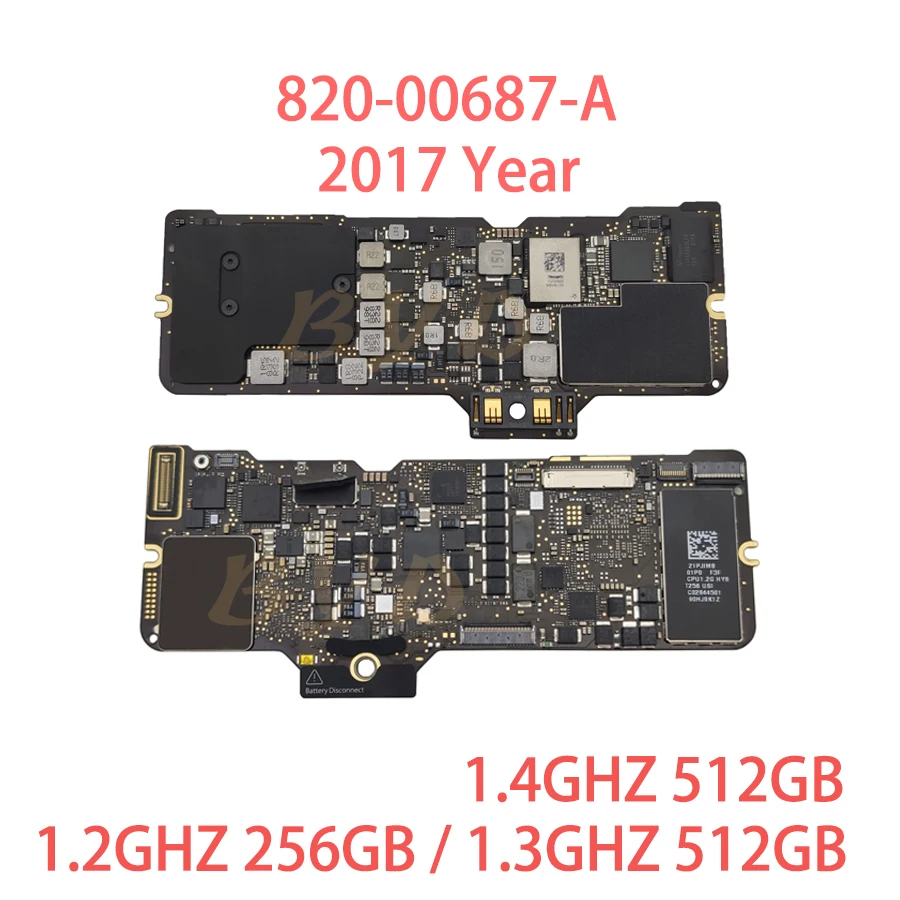 Оригинальная логическая плата A1534 M1 M2 M3 i5 i7 256 ГБ 512 для Macbook Retina 12 дюймов