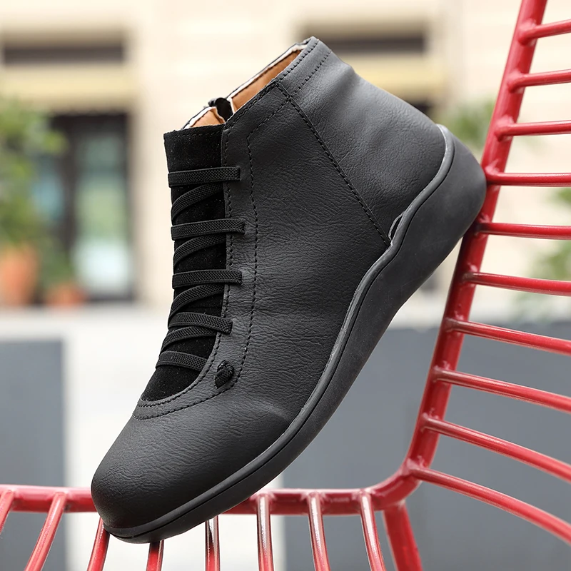 Женские Ботинки Ботильоны кожаные ботинки на шнуровке женские большого размера