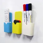 Магнитный держатель для маркеров с сухой стиркой, ручка и фотоэлемент, подставка для карандашей, органайзер для хранения канцелярских принадлежностей