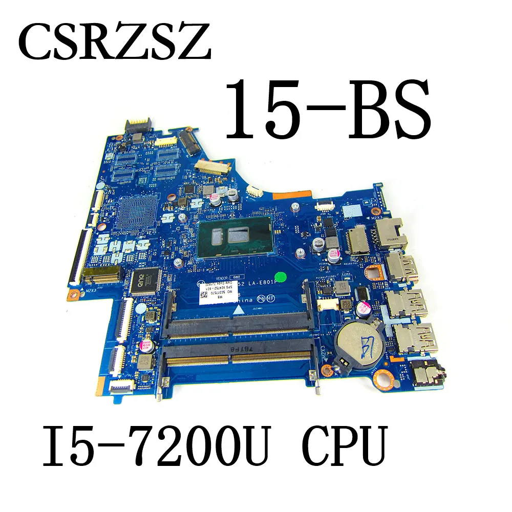 Материнская плата для ноутбука HP Pavilion 15-BS 924751 G6 I5-7200U CPU CSL50/CSL52 924751-001 501-250 |