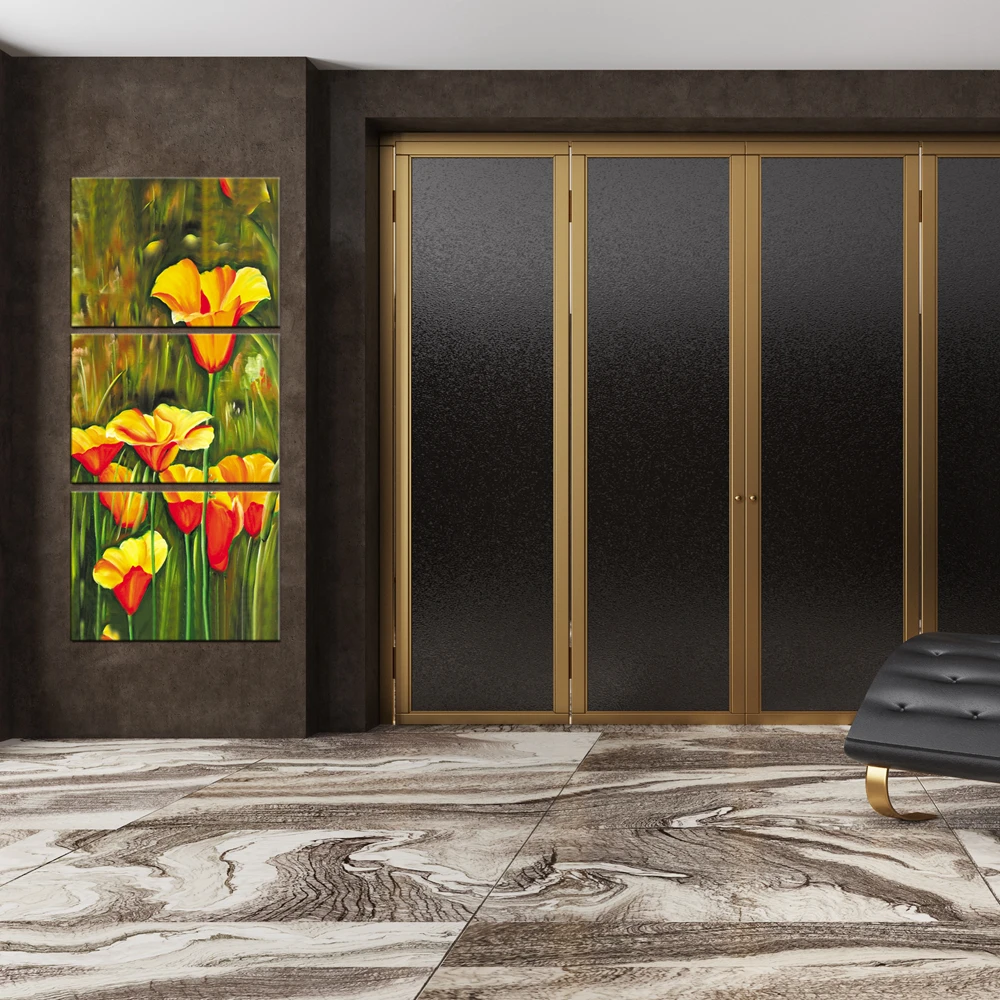 

Calla Lily Flowers Home Decorations Giclee Printed Flower Canvas Painting for Kitchen Living Room Wall Decor 3 Pieces Artwork
