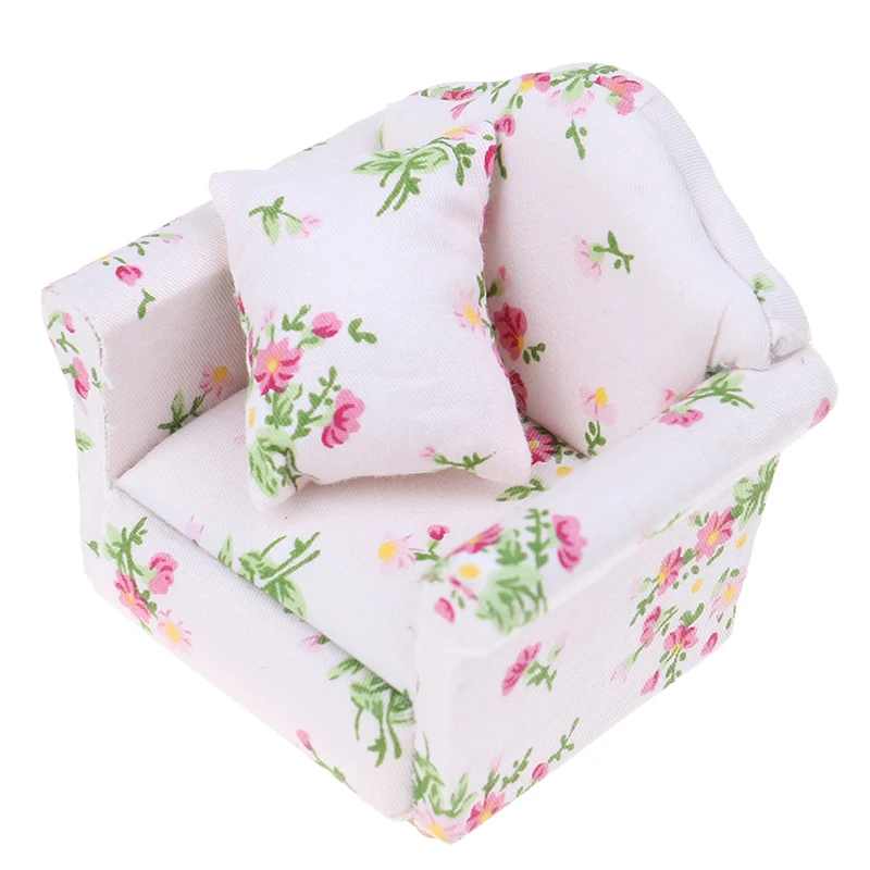 Имитация мини-диван стул мебель модель игрушки для украшения кукольного дома 1/12