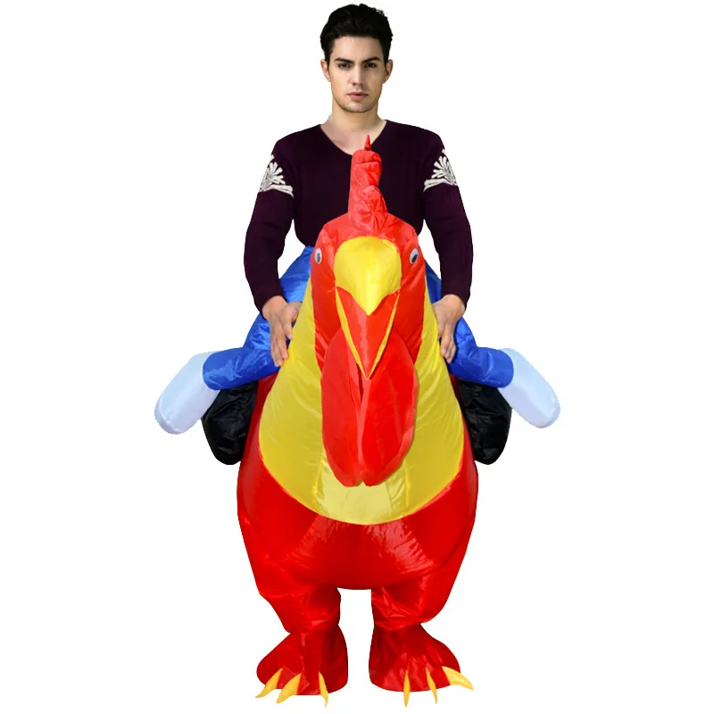 Забавный надувной костюм на член для взрослых и детей костюмы Хэллоуин женщин