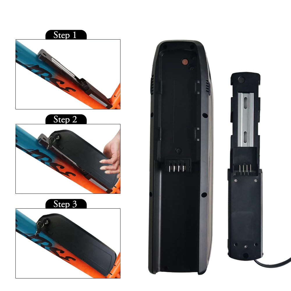 

RICETOO Hailong Lithium Battery LG Cells Electric Bicycle 48V 16AH 48V 36V 12.5Ah 15Ah Powerful Ebike Lithium Battery