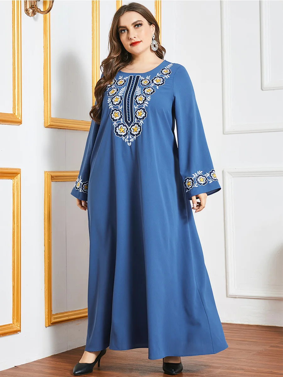 

Eid марокканский кафтан абайя Дубай мусульманское платье арабский ислам повседневные свободные африканские платья для женщин длинное плать...