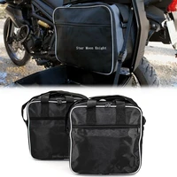 motorcycle luggage bags fit for tiger 800 800xc tiger800 tiger800xc black inner bags pannier liner bags waterproof tail bag