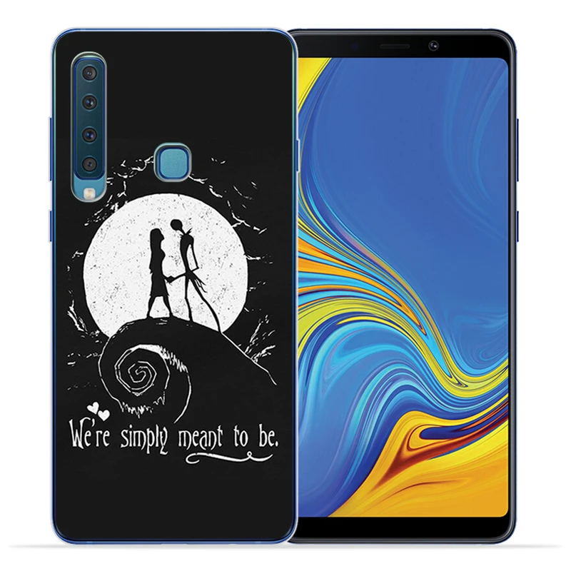 Смешной силиконовый чехол Jack Skellington на Хэллоуин для телефона Samsung A3 A5 A6 A7 A8 A9 2015 2016