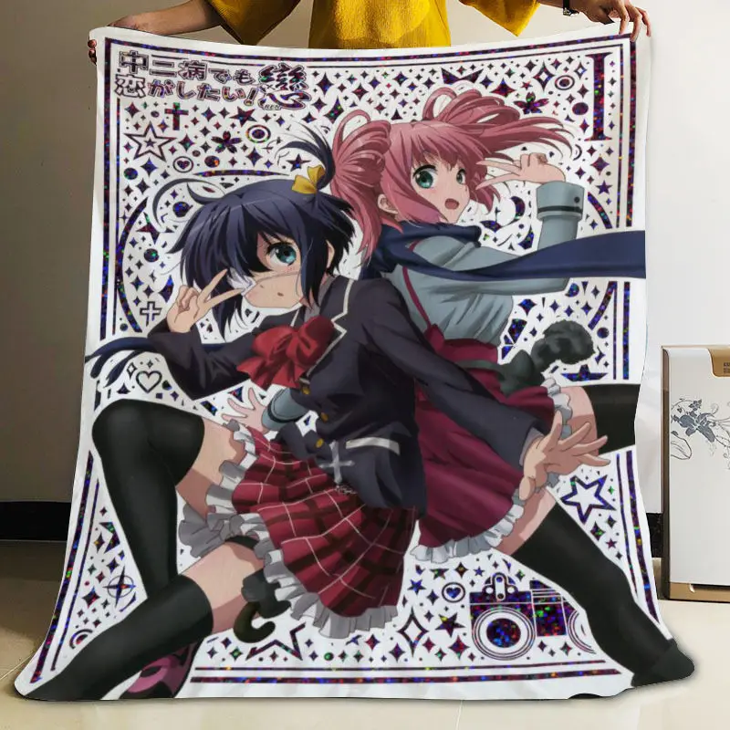 ?? Musifeカスタムchuunibyouデモ恋ga Shitai! 毛布デザイン独自の毛布フランネル毛布ソファdiyのドロップシッピング
