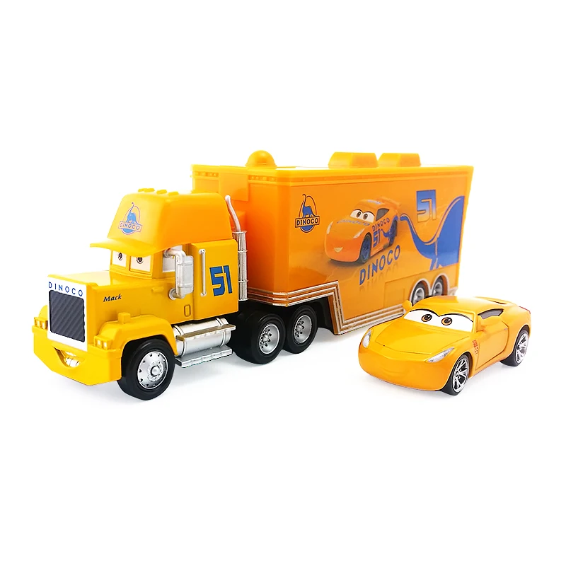 Disney Pixar тачки 3 игрушки Молния Маккуин Джексон шторм цыпленок ХИК мак грузовик