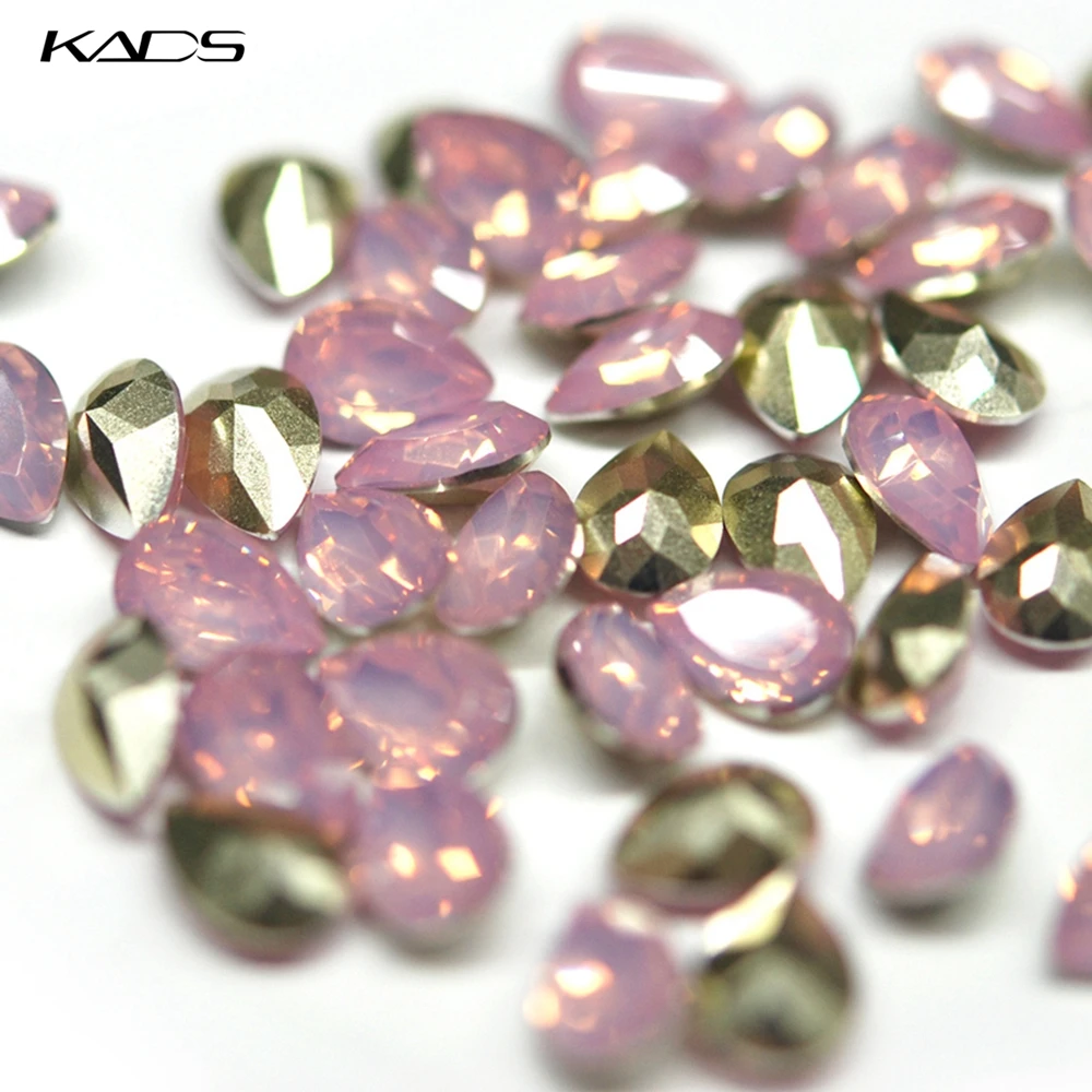 Стразы для дизайна ногтей KADS в форме капли воды стразы маникюра украшения