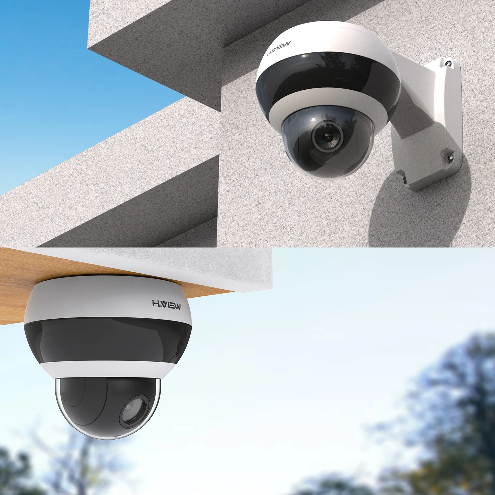 Ip-камера видеонаблюдения H.View с 5-кратным оптическим зумом и поддержкой Poe |