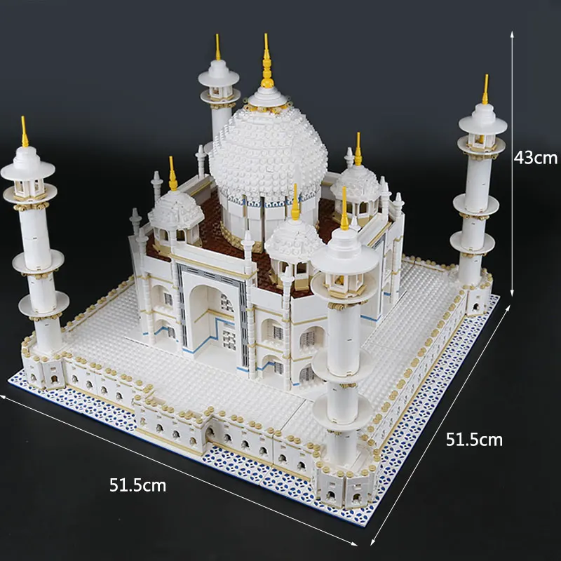 DHL 17008 архитектурный конструктор игрушки 10256 Taj Mahal набор строительных блоков Кирпичи новые сборочные наборы игрушки детские рождественские подарки