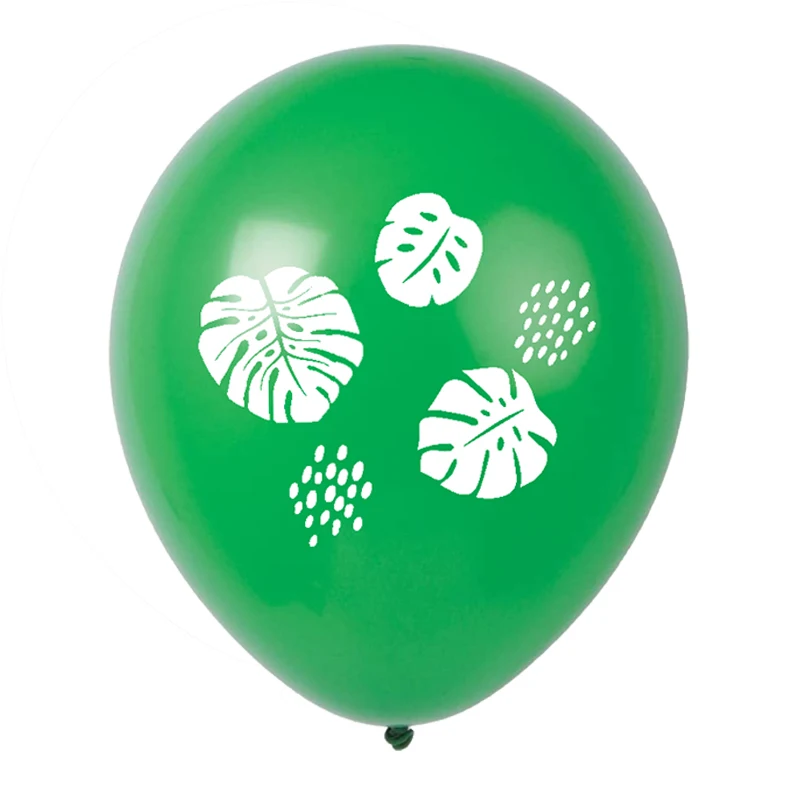 

Latex Balloon Hawaiian party flamingo Birthday Decor Confetti Balloon Summer Hawaii leaf Balloos Baby Shower Wedding Supplies