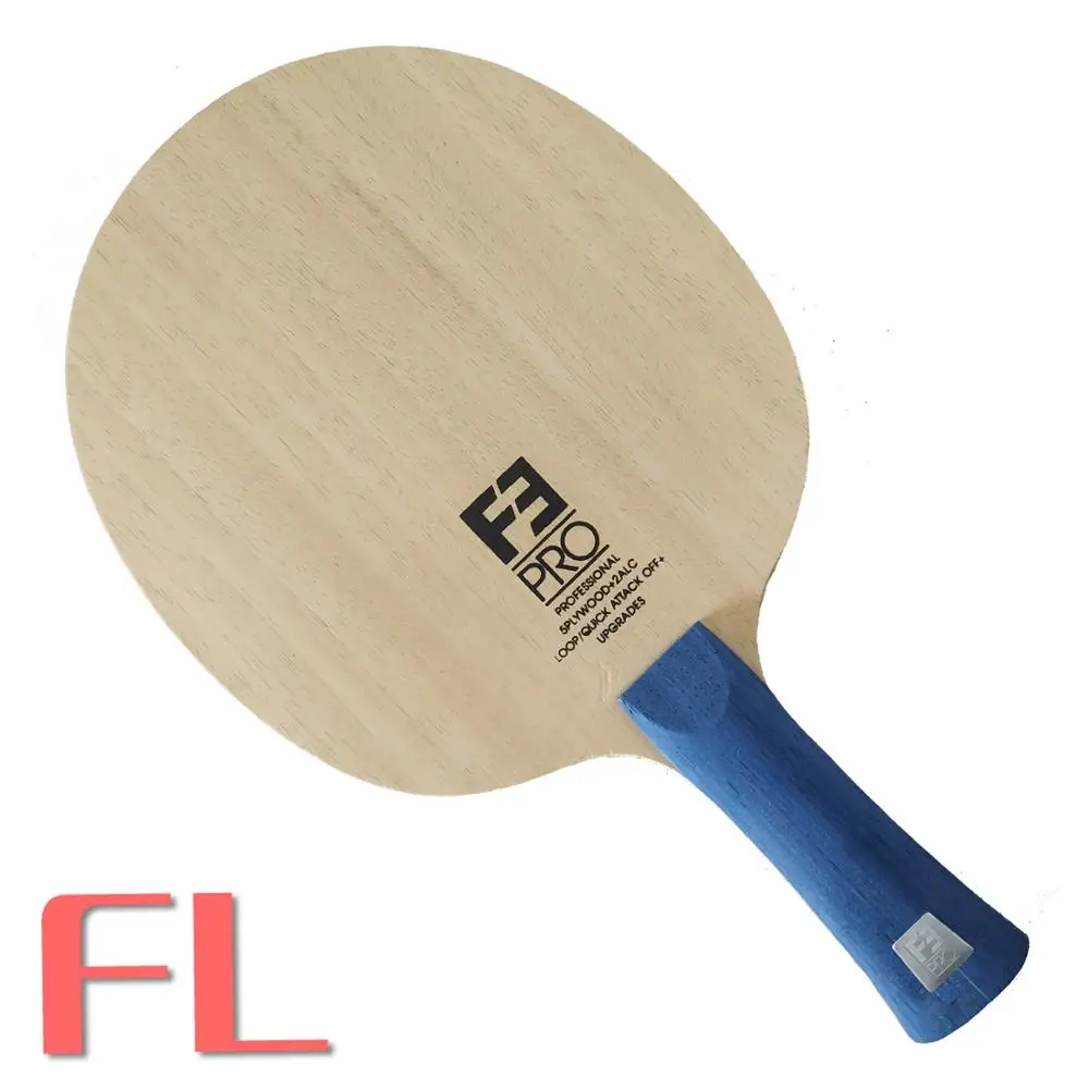 FL long handle Sanwei F3 PRO 5+ 2 ALC Premium Ayous Surface OFF++ Arylate углеродное лезвие для настольного тенниса ракетка для пинг-понга - Цвет: FL long handle