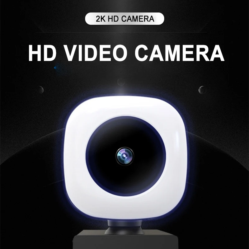 

2021 New Computer Camera USB External Beauty Noise Reduction 2K HD Webcam 1080P Camera Customization