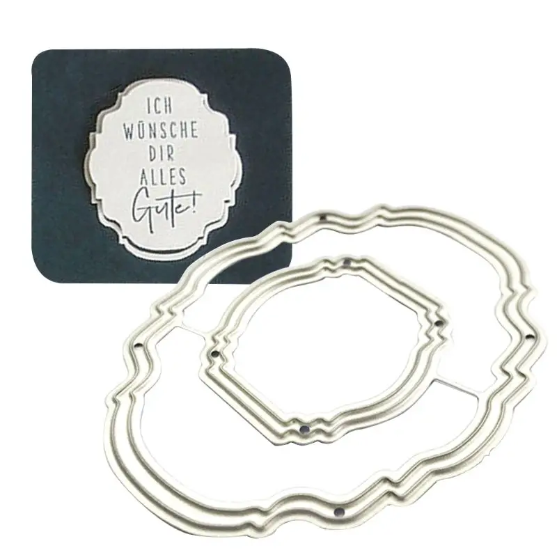 Рамки для резки металла Трафаретный Скрапбукинг DIY штамп альбомов бумажная карта