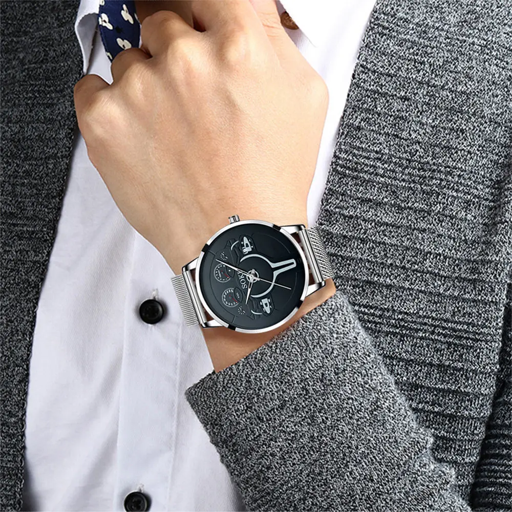 

Luxury quartz watch female, silk bracelet, silicone belt, creative gift