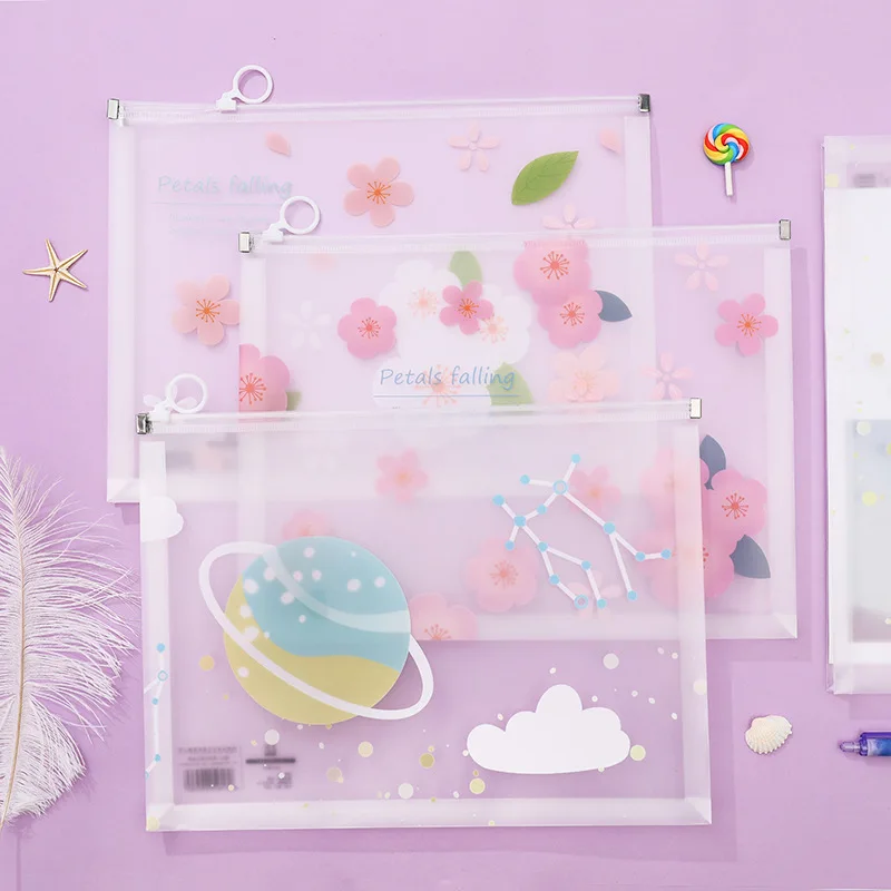 Комплект из 1 предмета Цветок A4 звезды серии прозрачныая полипропиленовая бумаги