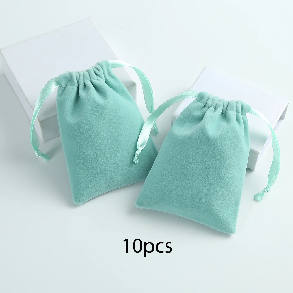 10 шт. розовые бархатные мешочки для украшений Weikende