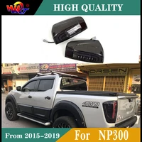 exterior accessories matte black tail light fit for navara np300 2015 2019 led taillight modified parts