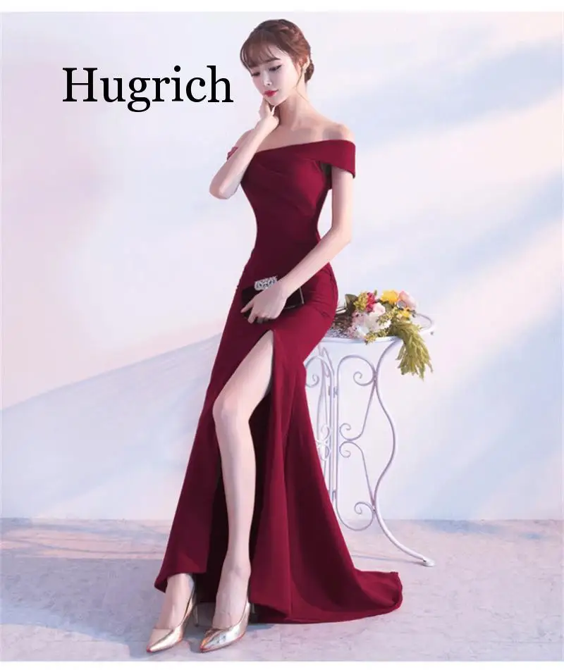 2020 Новое Простое Элегантное платье русалки сексуальное на одно плечо с высоким