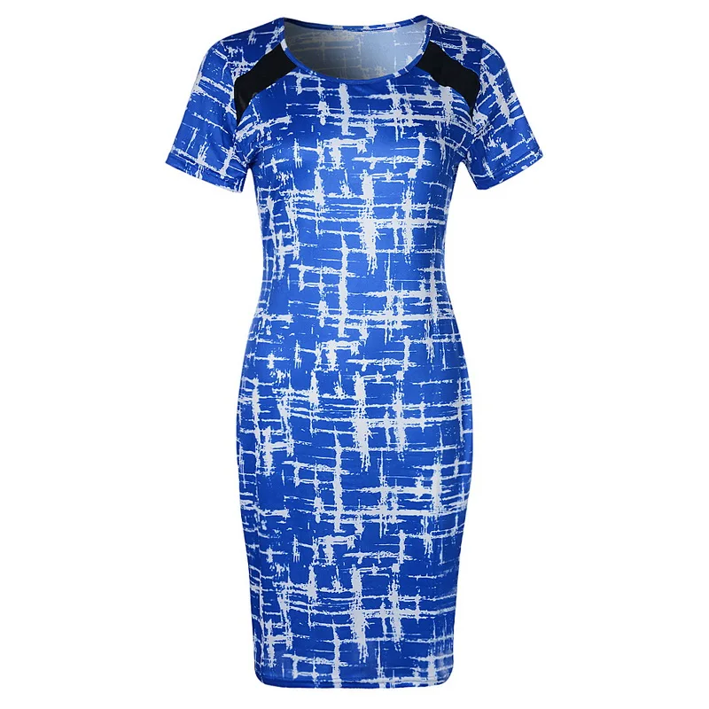CALOFE 2020 весенние женские облегающие платья с круглым вырезом и коротким рукавом