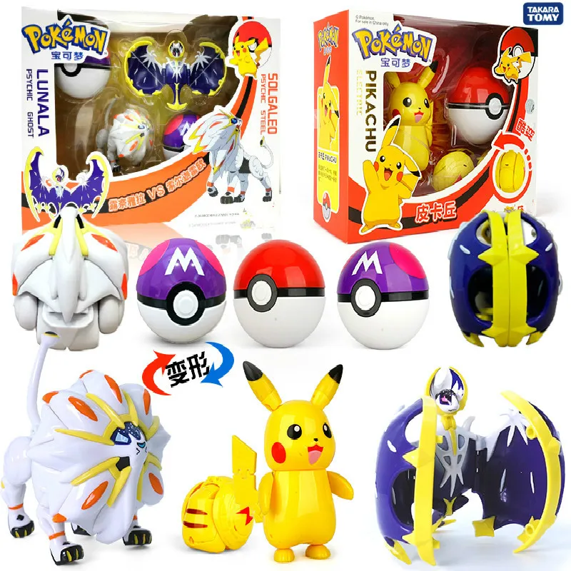 

Фигурки героев мультфильма Takara Tomy, Покемон, Пикачу, игрушки для детей
