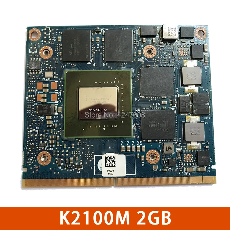

Оригинальная графическая карта K2100M K, 2100M, Φ 2 Гб, 0G4FN0 для DELL M4700, M4800, HP, 8770 Вт, 8570 Вт