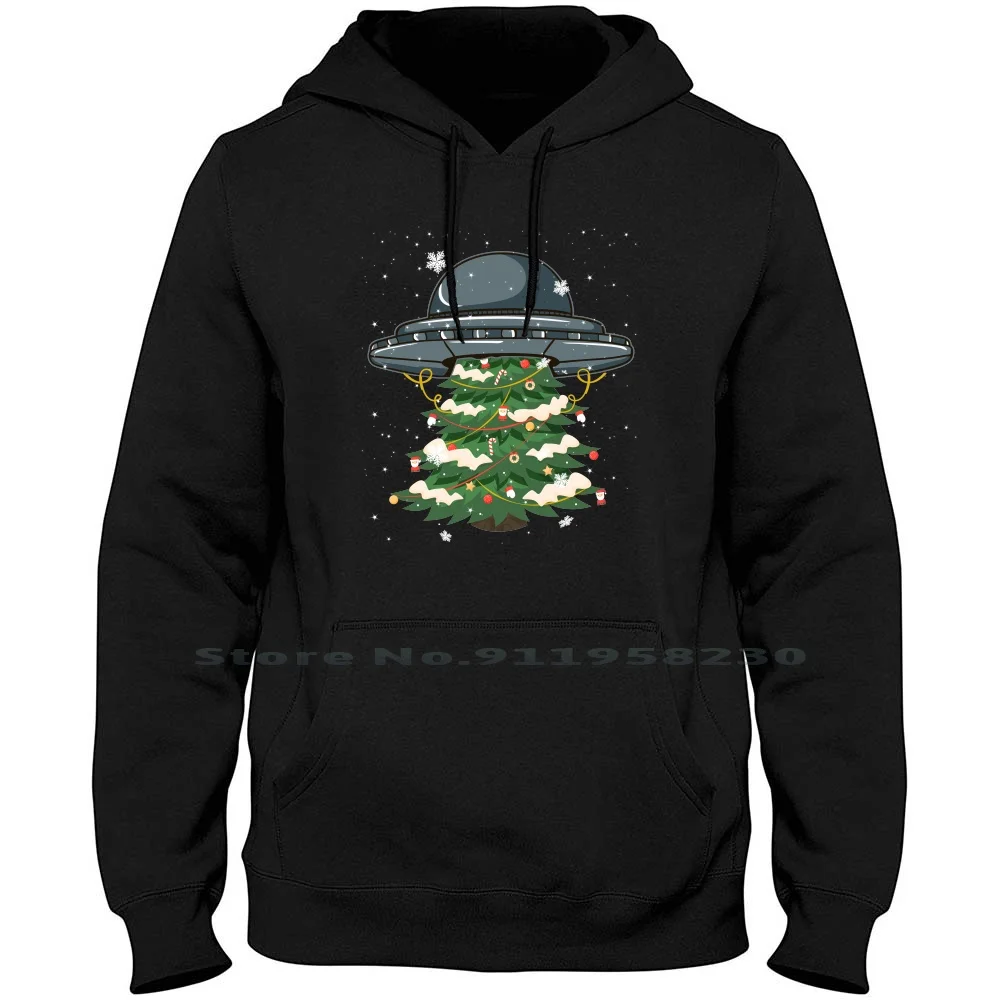 

Ufo Christmas Pine Tree Hoodie Sweater Cotton Christmas Tree Funny Sayings Sayings Space Claus Tree Pine Pace Ufo Ace Out