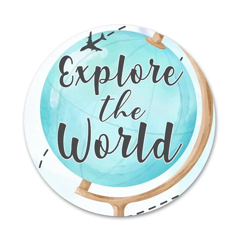 ravelling world map travel Kitchen Home Decor Refrigerator Magnetic Stickers Opener Beer Coke 58mm | Openers