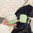 Новинка чехол для Airpods 1 2 3 защитный чехол Мягкий силиконовый чехол для беспроводной Bluetooth гарнитуры чехол для Airpods Pro с подвеской
