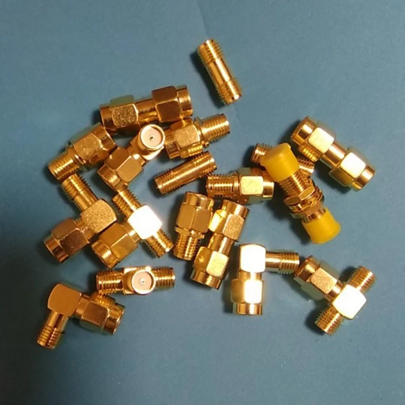 

18 Pcs SMA Kits Connector Male Female Plug Antenna Converter Adapter Coaxial Set