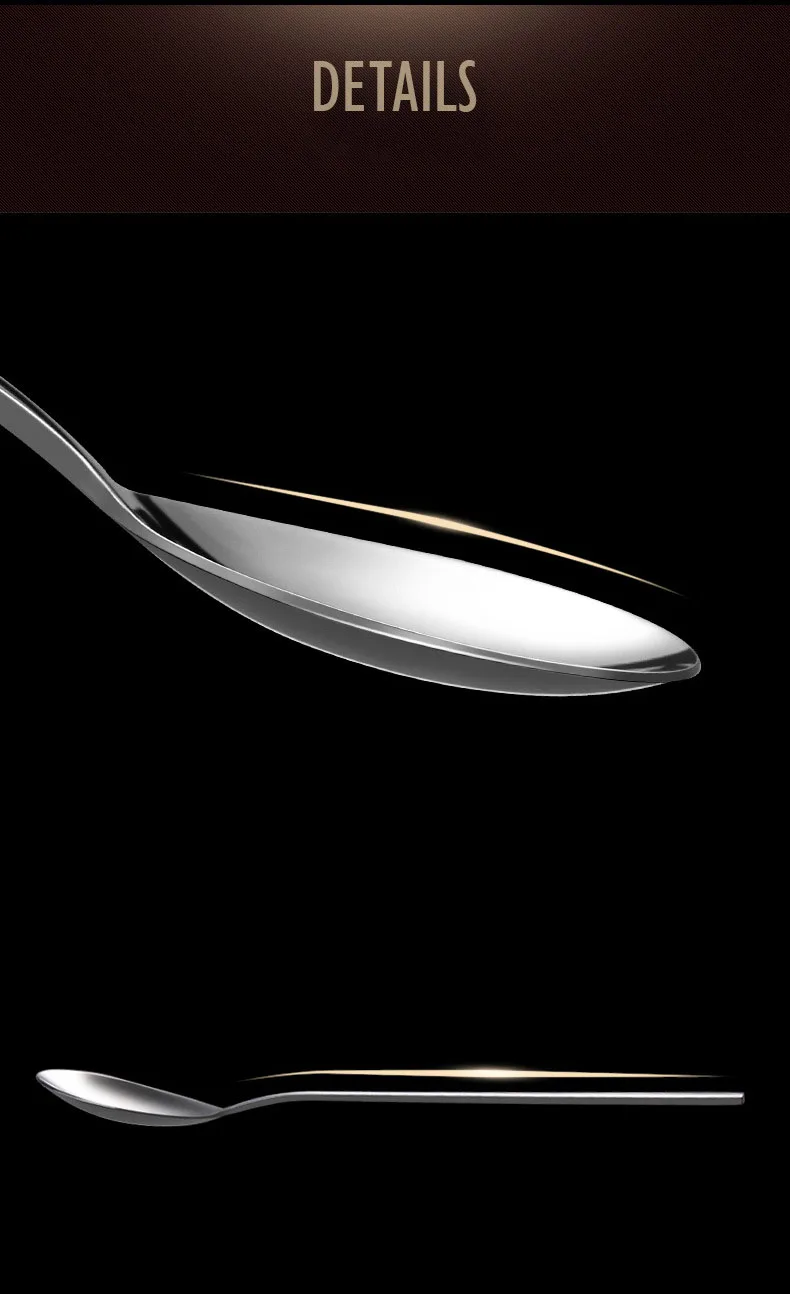 6 шт./компл. 304 ложка из нержавеющей стали вилка посуда комбинированная твердая