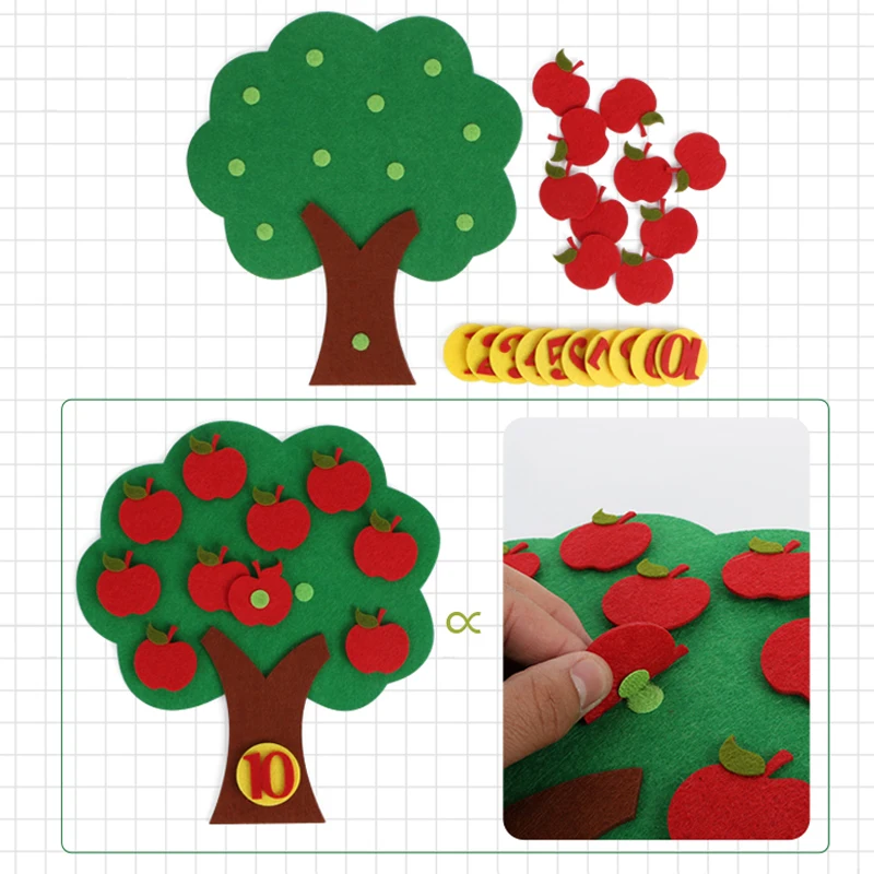 apple tree Развития интеллекта практический играть в игры игрушки для детского сада интерактивный изучение науки Обучающие игрушки игры - Цвет: apple tree